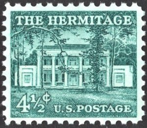 SC#1037 4½¢ The Hermitage Single (1959) MNH