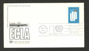 UNITED NATIONS-UNITED STATES-FDC-ECONOMIC COMMISSION FOR LATIN AMERICA-ECLA-1969