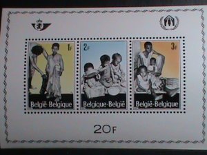 Belgium Stamp:1967,SC# b806 World refugees:- mnh S/S sheet-rare