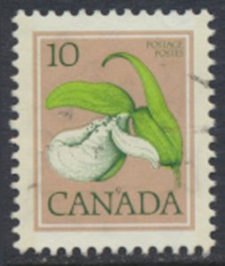 Canada  SC# 711  Used  Flowers 12½ x 12  see  details & scans