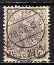 Netherlands; 1922: Sc. # 110: Used Single Stamp