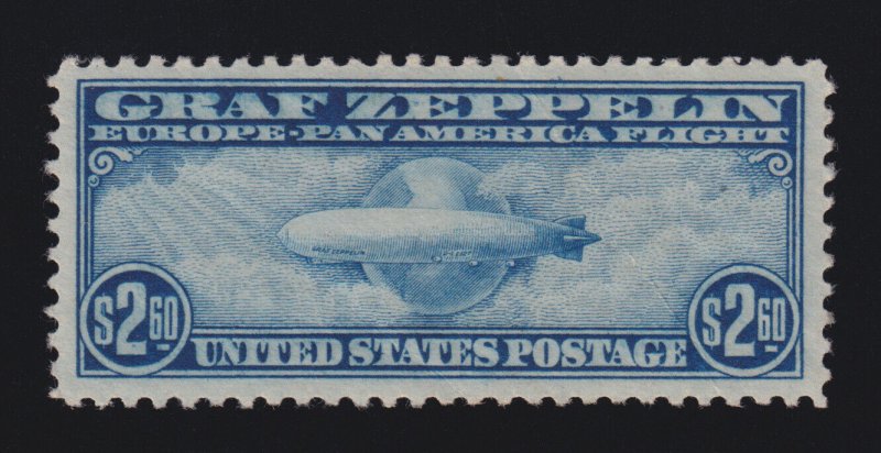 US Stamp Scott #C15 Graf Zeppelin MH **XF Centering** 