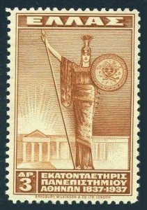 Greece 395,MNH.Michel 394. University of Athens,centenary.1937.