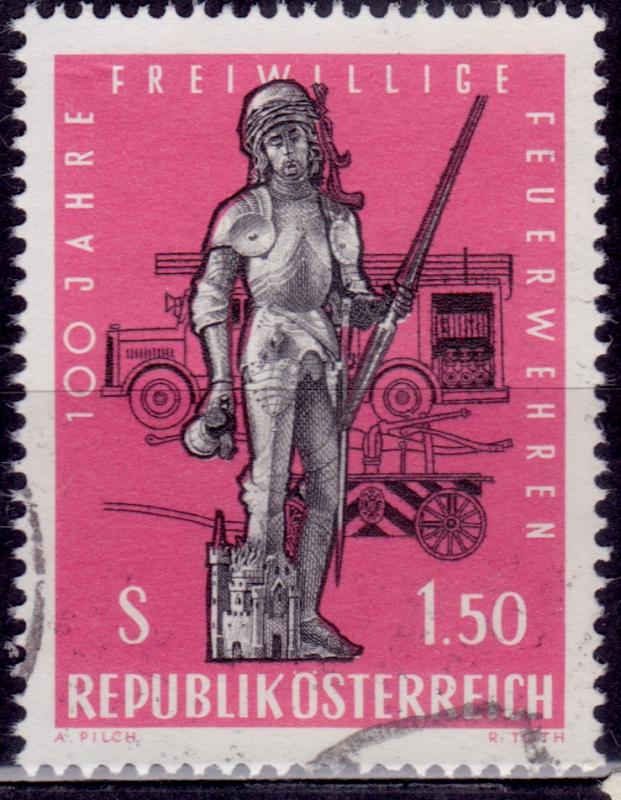 Austria, 1963, Volunteer Fire Brigade, sc#706, used