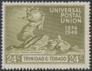 Trinidad & Tobago  SC# 69  MVLH  UPU 1949  see details & scans