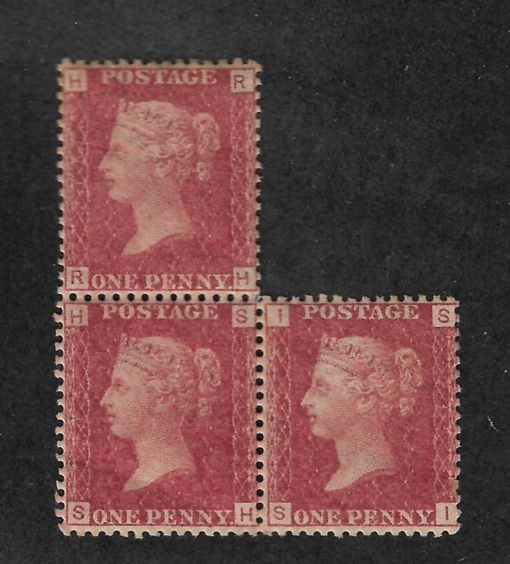 Great Britain Scott # 33 PL 215 mint never hinged nice color ! scv$300 see pic !