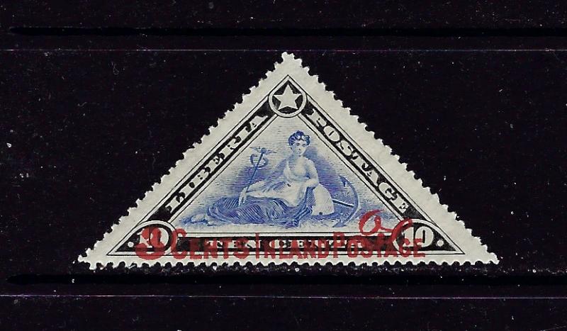 Liberia O71 Hinged 1912 Overprinted Issue