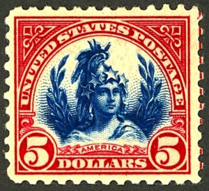 U.S. #573 MINT OG LH