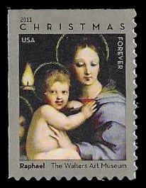 PCBstamps  US #4570 Bk Sgl (44c)Madonna & Child, MNH, (54)