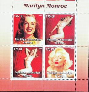 CONGO SHEET MARILYN MONROE