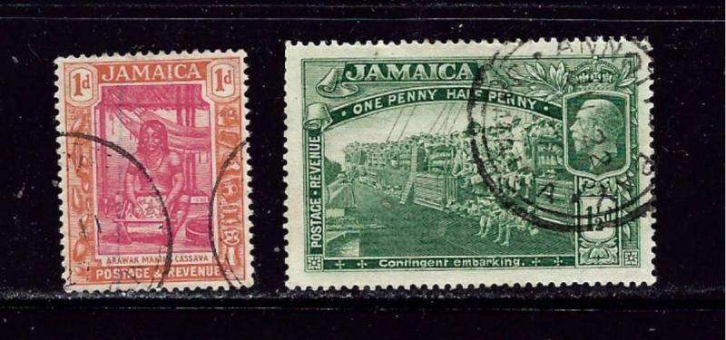 Jamaica 89-90 Used 1921 issues