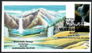 5800i -FDC-63c- Waterfalls: Grotto Falls, Tennessee- Wally Jr Cachet - BWP