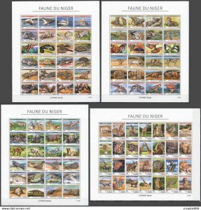 2015 Niger Birds Animals Butterflies Fauna Full ! #3747-3846 4Sh ** Ls0912-15