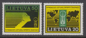 Lithuania 396-397 MNH VF