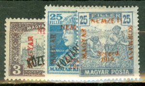 NY: Hungary 11N1-33, 35 mint; 8-10 of them are no gum CV $608; scan shows onl...