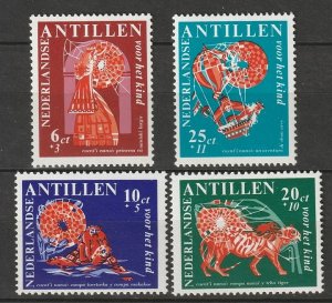 Netherlands Antilles 1968 Sc B81-4 set MNH