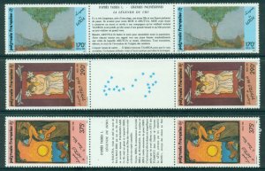 French Polynesia 1990 Polynesian Legends pairs + labels MUH