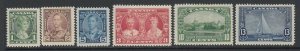 Canada, Scott 211-216 (SG 335-340), MLH