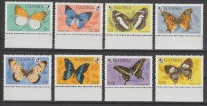 GAMBIA 1994 SG 1873/80 + MS 1881 MNH Cat £20