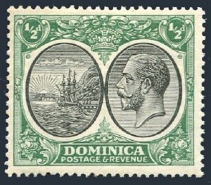 Dominica 65, lightly hinged. Michel 68. Seal of Colony, King George V, 1923.