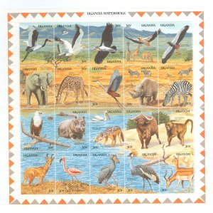 Uganda #609 Mint (NH) Single (Complete Set) (Wildlife)