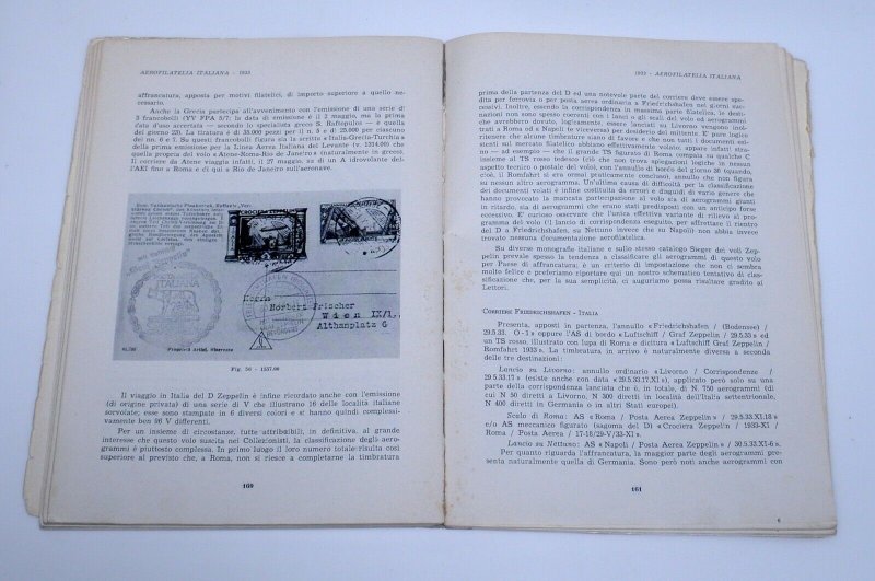 Aerofilatelia Italiana Catalogo ITALY Airmail Catalog FERNANDO CORSARI 1784-1940 