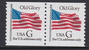 2889 G Flag Coil Pair MNH