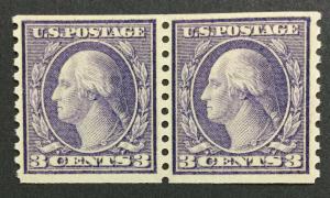 MOMEN: US #494 PAIR MINT OG NH VF #26230