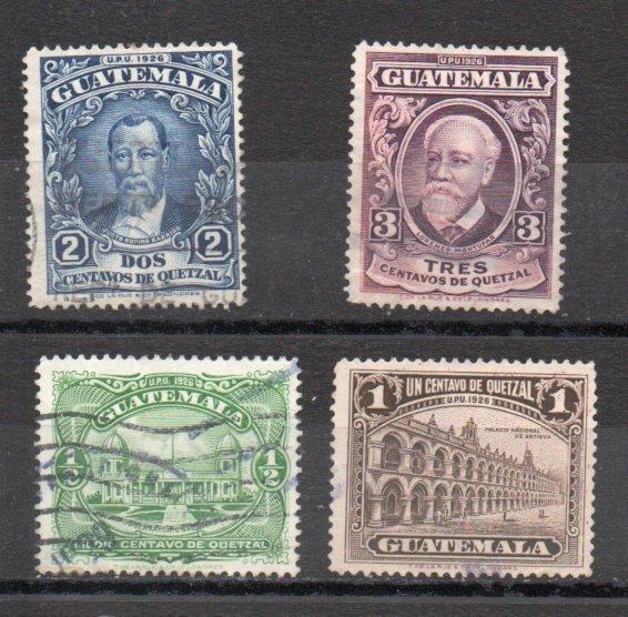 Guatemala 233-236 used