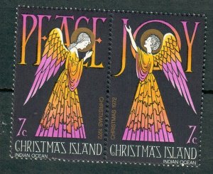 Christmas Island #57 -58 MNH attached pair