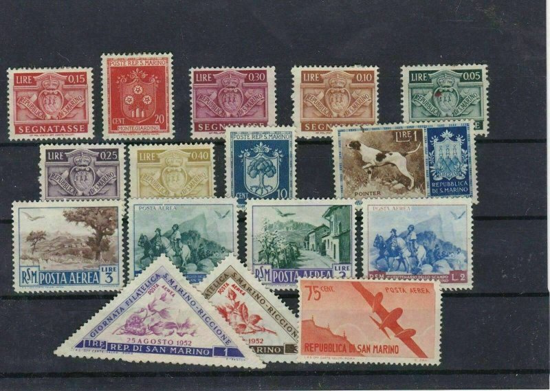 San Marino Mounted Mint Stamps Ref: R5539 