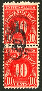 U.S. #J84 USED PAIR