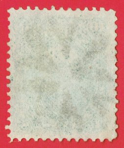 [0338] 1868 Scott#96 used 10c green F-GRILL w/ Superb Fancy cancel cv:$250