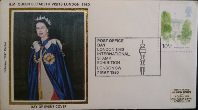 GB 1980 QE II Visits London 1980 Stamp Exhibition London SHS