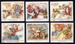 Austria 1968  Scott #824-9 used