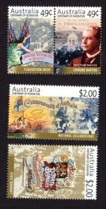 Australia Scott 1927-1930 MNH, State Banquet Set of 4 MNH