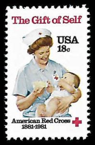 PCBstamps   US #1910 18c American Red Cross, MNH, (37)