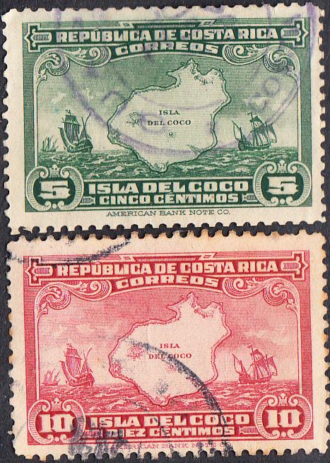 Costa Rica #178-179 Used