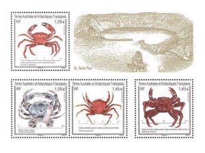 FSAT Scott #657 Crabs and Curry S/S MNH