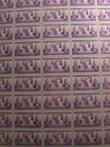 ​UNITED STATES-1939 -SC#856 25TH ANNIVERSARY-OPENING PANAMA CANAL-MNH SHEET-VF