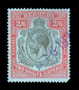 [BERMUDA] 1927 KGV 2/6 SG 89 / SC 95 (used