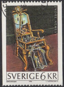 Sweden 1996 used Sc 2199 6k The Baroque Chair by Endre Nemes Joint with Czech...