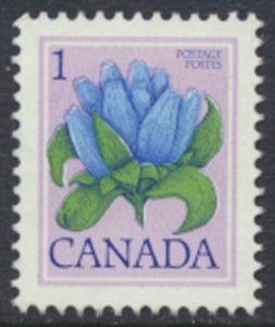 Canada  SC# 705  Used  Flowers perf 12½ x 12   see  details & scans