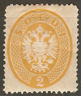 Austria Lombardy Venetia 15 Mi 14 MH F/VF 1863 SCV $425.00