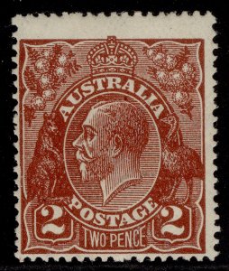 AUSTRALIA GV SG78, 2d red-brown, M MINT. Cat £18.