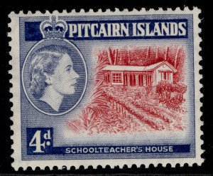 PITCAIRN ISLANDS QEII SG23a, 4d carmine & deep ultramarine, LH MINT.