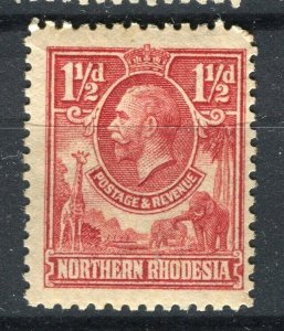 NORTHERN RHODESIA; 1930s early GV pictorial Mint hinged Shade of 1.5d. value