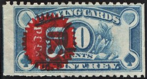 SC#RF23 10¢ Playing Card Stamp: Precancel U.S.P.C.Co. (1929) Used