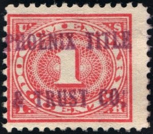 R228 1¢ Documentary Stamp (1917) Used