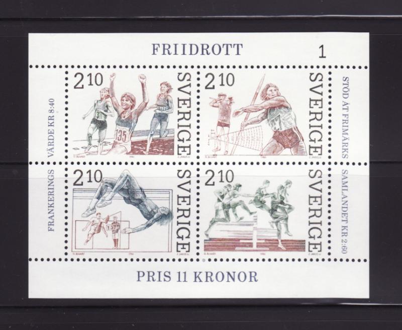 Sweden 1611 Set MNH Sports, Track and Field (D)